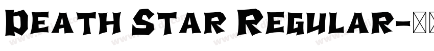 Death Star Regular字体转换